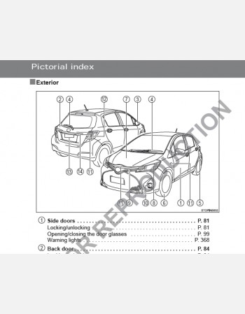 toyota yaris 130 series 2014-2015 owners manual